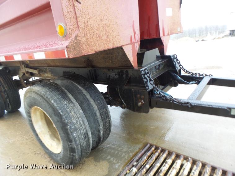 image for item DA3433 1998 Wheeler end dump trailer