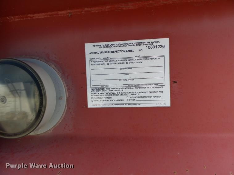 image for item DA3433 1998 Wheeler end dump trailer