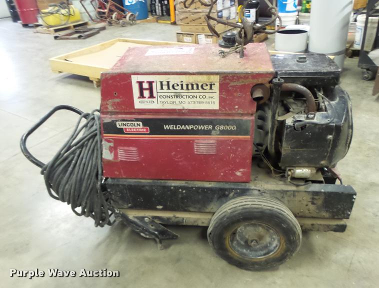 image for item DA3434 Lincoln WPG8000 welder/generator