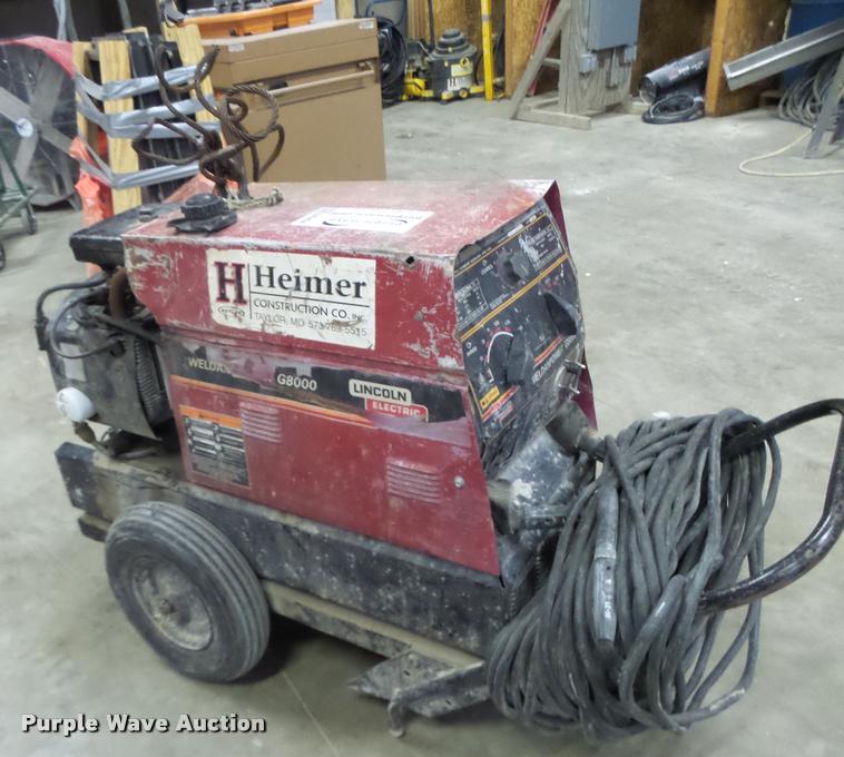 image for item DA3434 Lincoln WPG8000 welder/generator