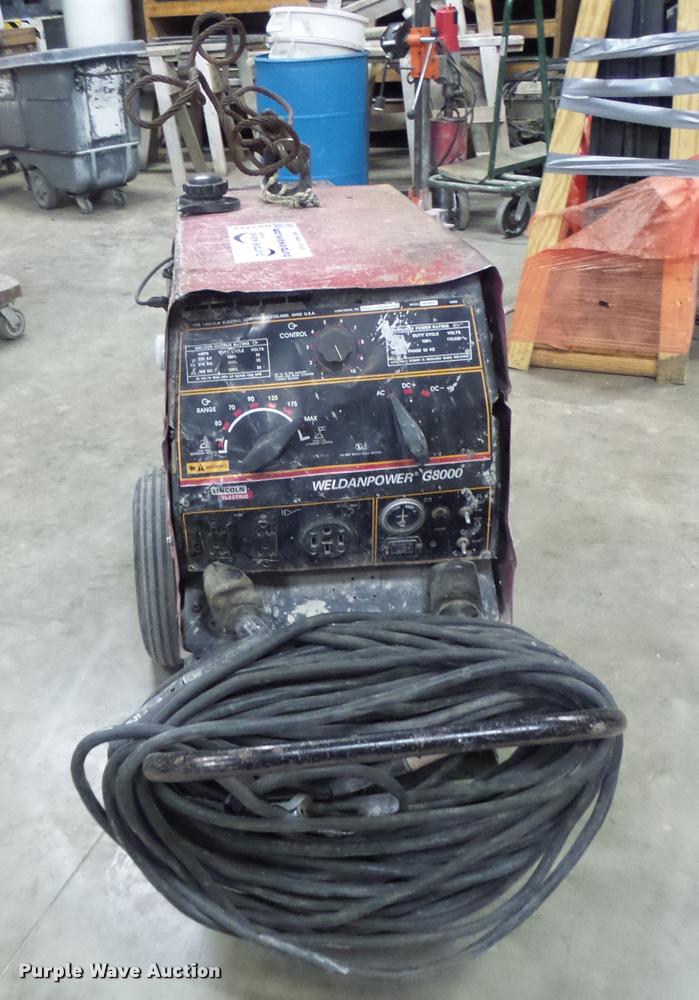 image for item DA3434 Lincoln WPG8000 welder/generator
