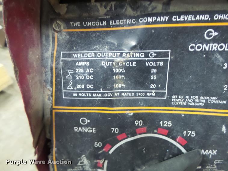 image for item DA3434 Lincoln WPG8000 welder/generator