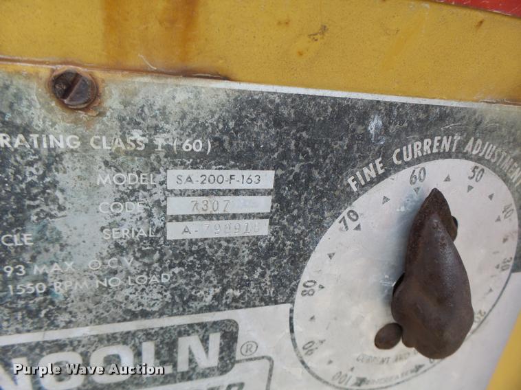 image for item DA3435 Lincoln SA200 welder