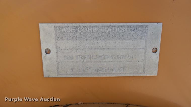 image for item DA7798 Case 960 Turbo trencher