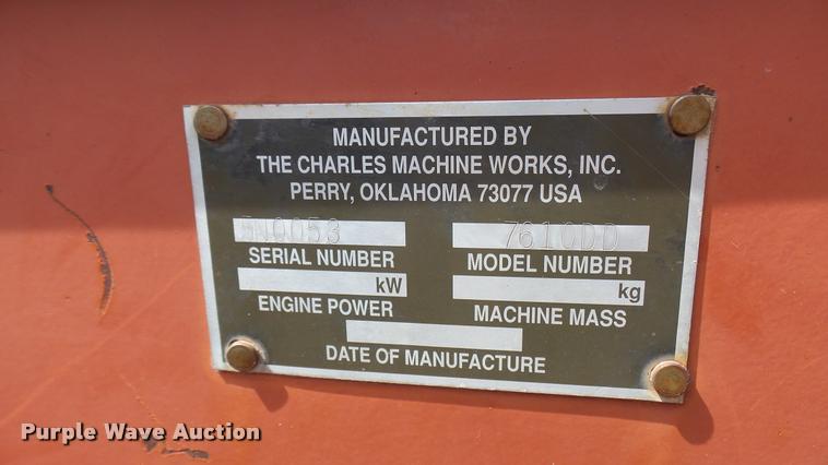 image for item DA7799 1996 Ditch Witch 7610 trencher