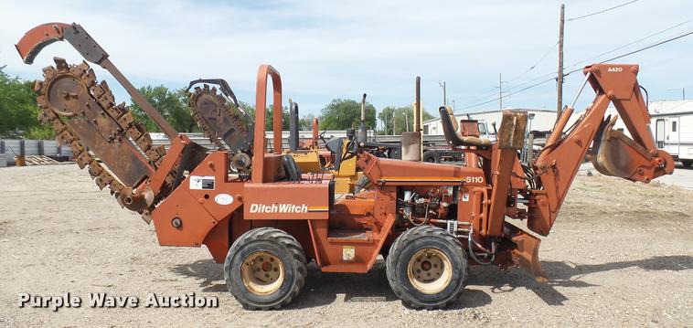 image for item DA7800 1991 Ditch Witch 5110 trencher