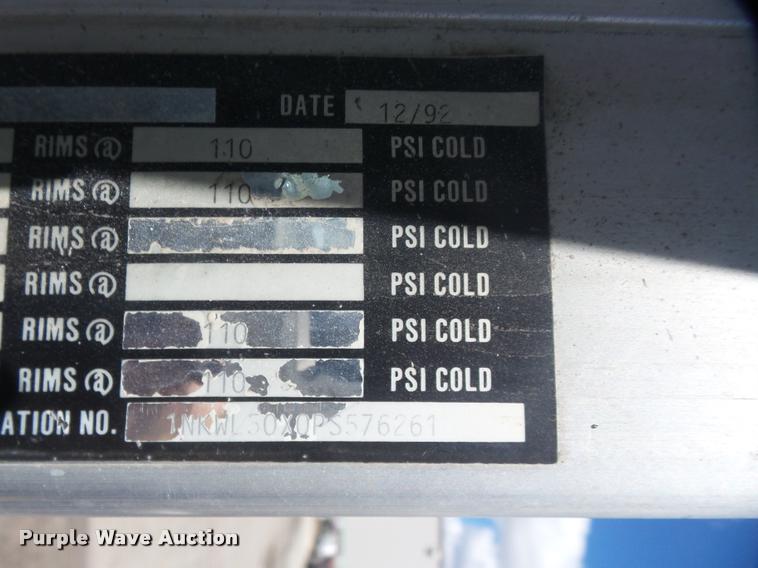 image for item DB0906 1993 Kenworth W900 ready mix truck