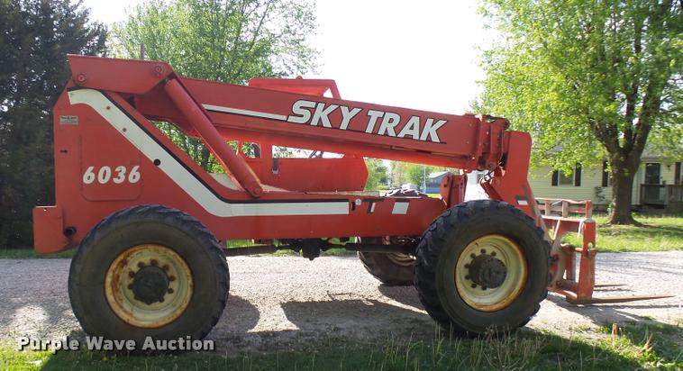 image for item K1900 1997 Sky Trak 6036 telehandler