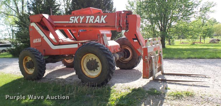 image for item K1900 1997 Sky Trak 6036 telehandler