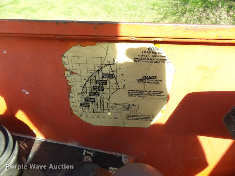 image for item K1900 1997 Sky Trak 6036 telehandler