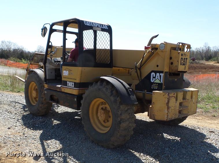 image for item K3284 Caterpillar TH83 telehandler