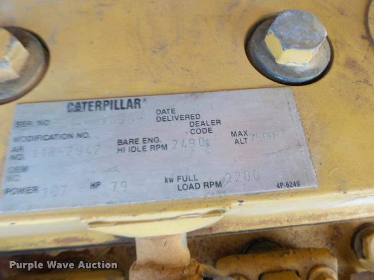 image for item K3284 Caterpillar TH83 telehandler