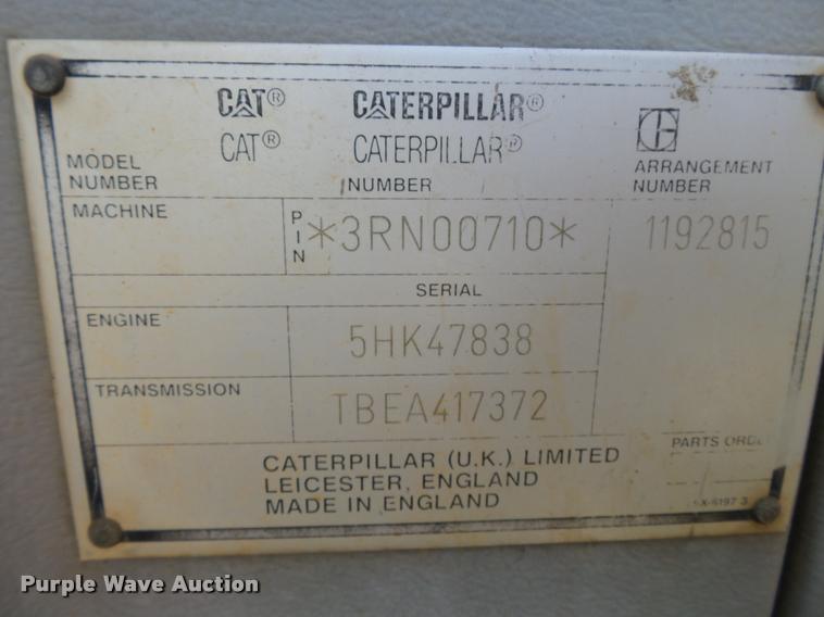 image for item K3284 Caterpillar TH83 telehandler