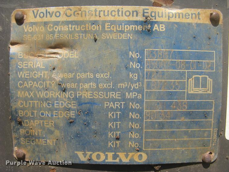 image for item L2385 2009 Volvo L90F wheel loader