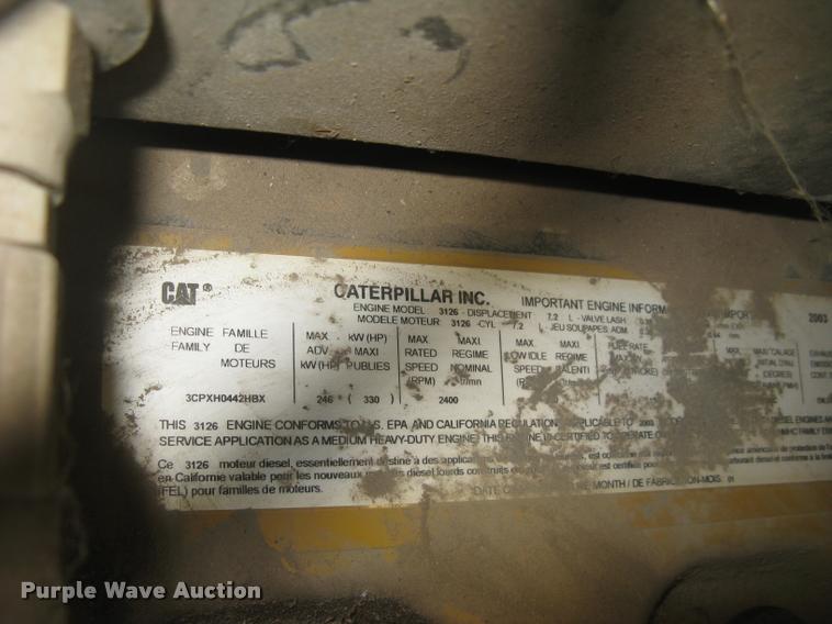 image for item L3925 2003 Freightliner FL70 service truck