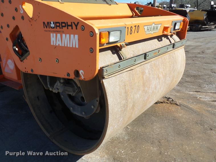 image for item L4697 Hamm HD120 double drum vibratory roller
