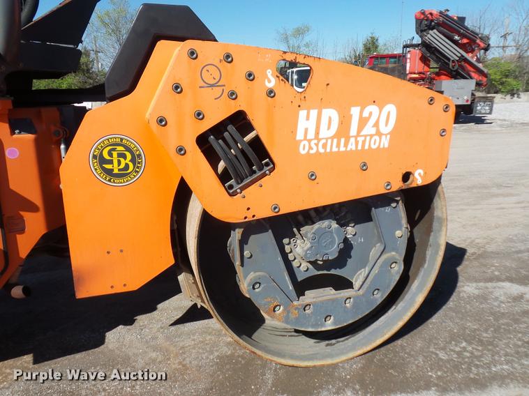 image for item L4697 Hamm HD120 double drum vibratory roller