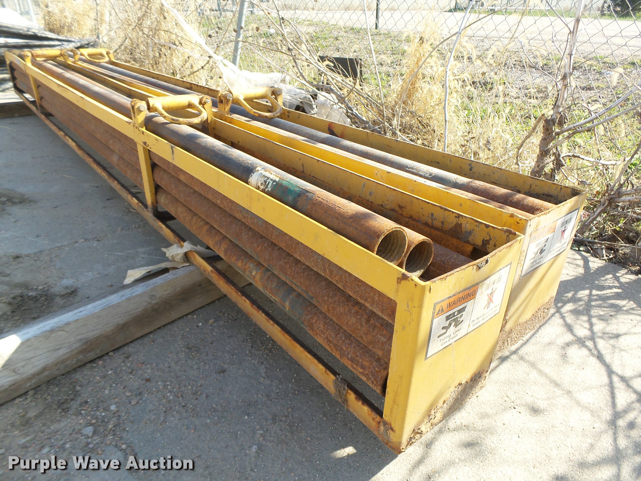 (22) Vermeer boring rods in Lincoln, NE | Item AU9578 sold | Purple Wave