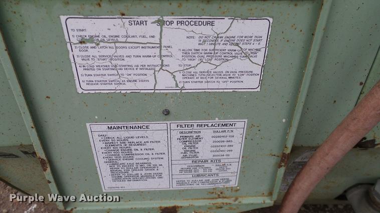 image for item DA6117 Sullair 185H air compressor