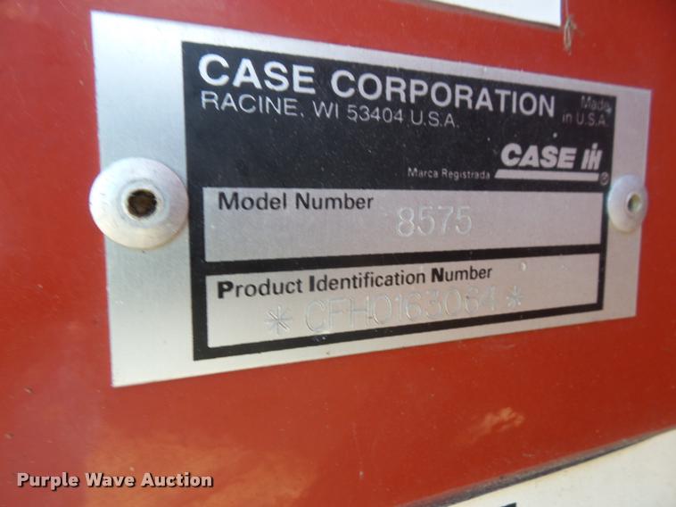 image for item DA8116 1999 Case IH 8575 square baler