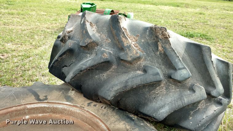 image for item DB0921 (3) 23.1-34 tires and wheels