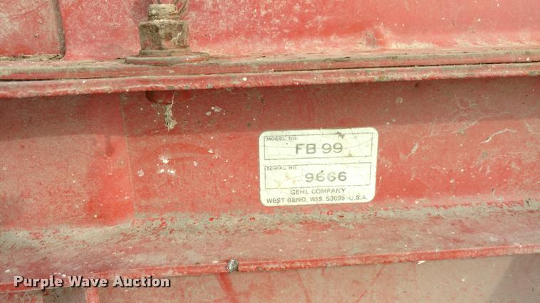 image for item DB0922 Gehl FB99 silage blower