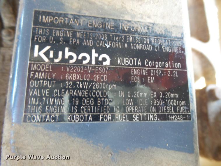 image for item DB2521 Kubota L4400D tractor with Autoquip platform