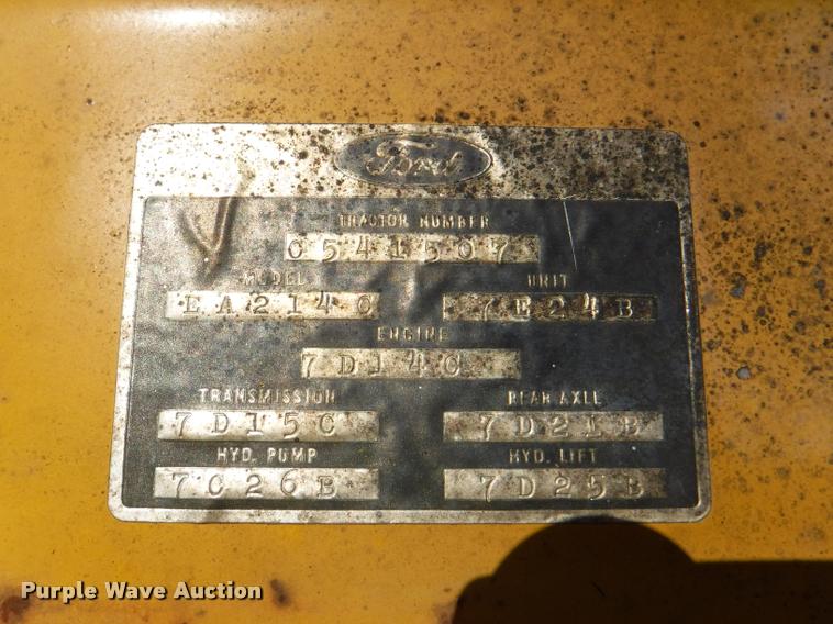 image for item DB3916 Ford Tiger Special 6600 tractor