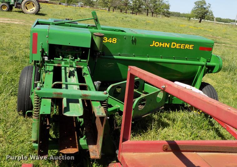 image for item DC7245 John Deere 348W square baler