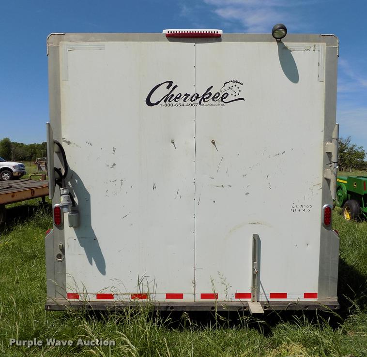 image for item DC7246 2007 Welchel enclosed trailer