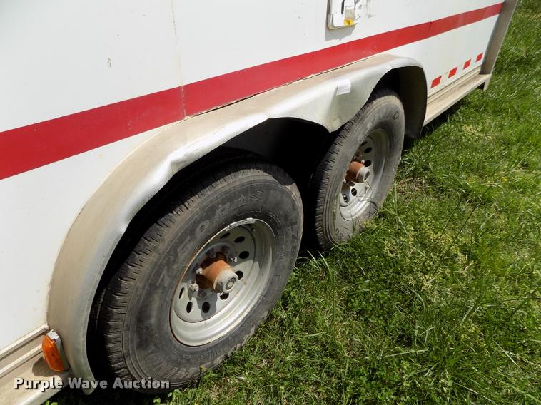 image for item DC7246 2007 Welchel enclosed trailer