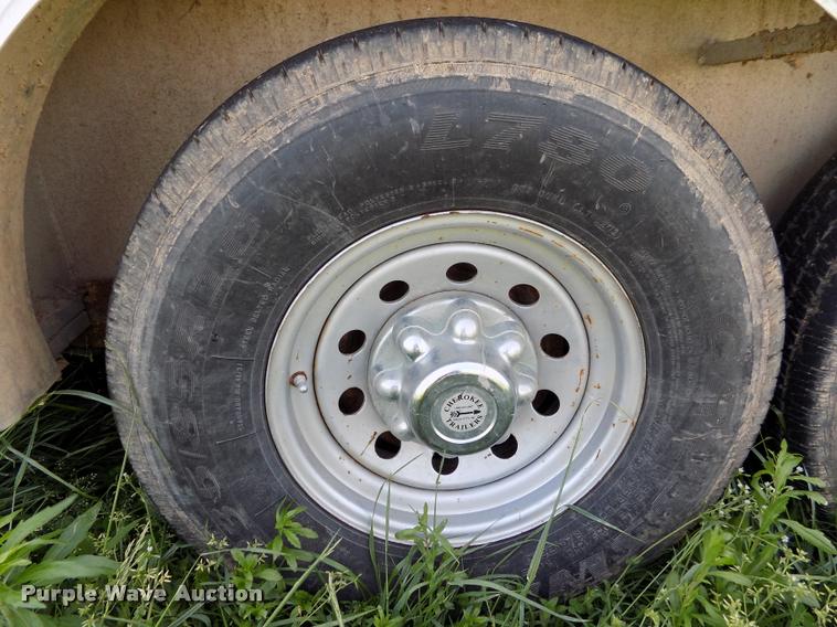 image for item DC7246 2007 Welchel enclosed trailer