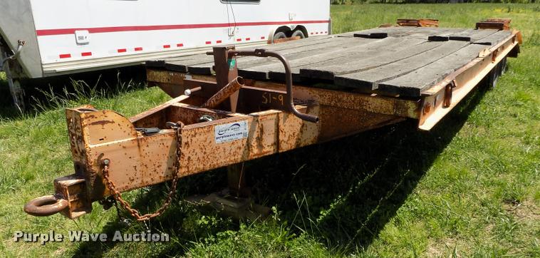 image for item DC7247 1977 Belshe equipment trailer