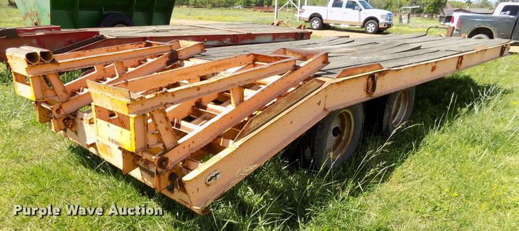 image for item DC7247 1977 Belshe equipment trailer