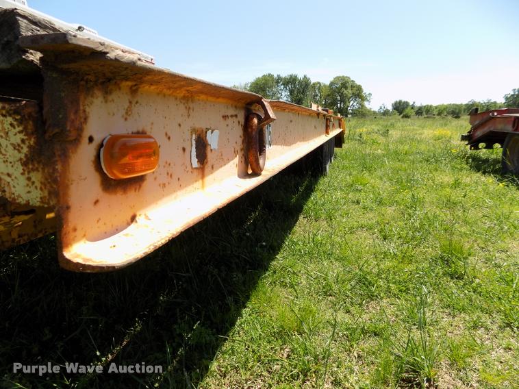 image for item DC7247 1977 Belshe equipment trailer