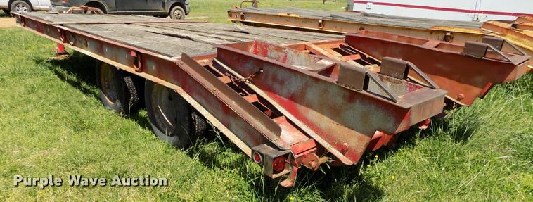 image for item DC7248 1977 Belshe equipment trailer