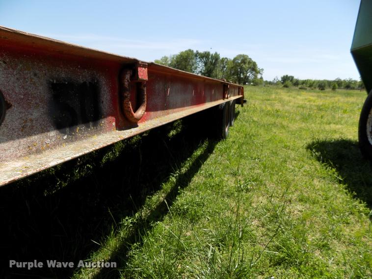 image for item DC7248 1977 Belshe equipment trailer