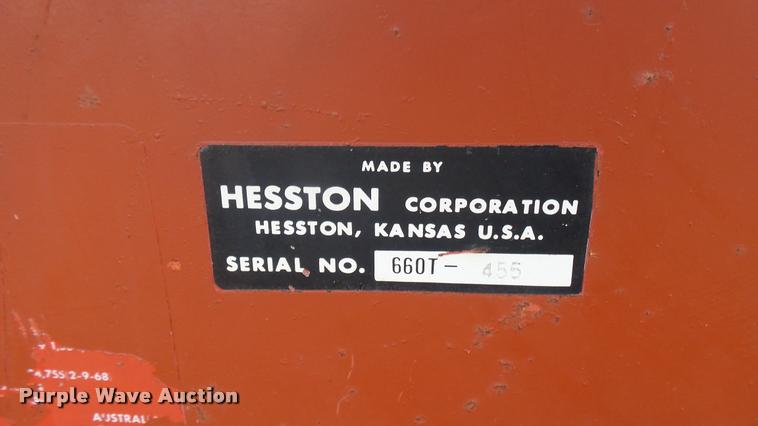 image for item DM9644 Hesston 660T self-propelled windrower
