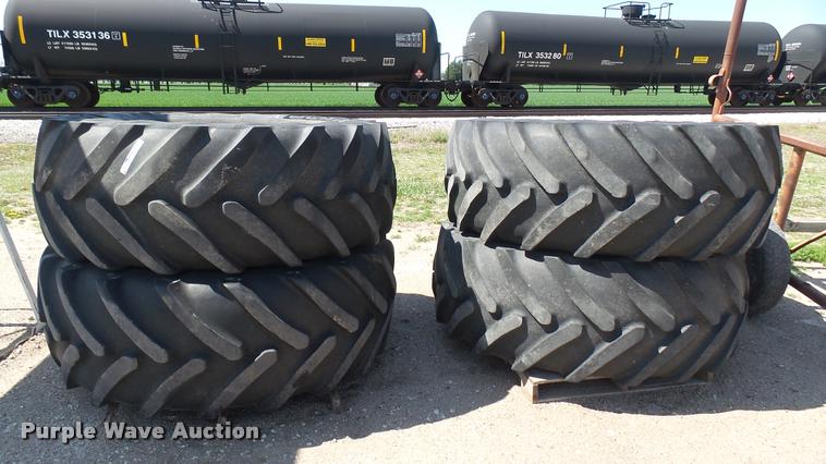 image for item DS9060 (4) Michelin 650/65R38 tires and wheels