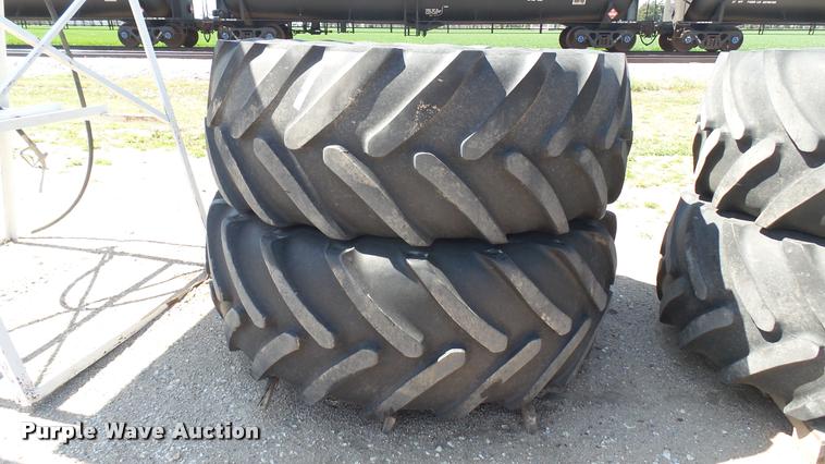 image for item DS9060 (4) Michelin 650/65R38 tires and wheels