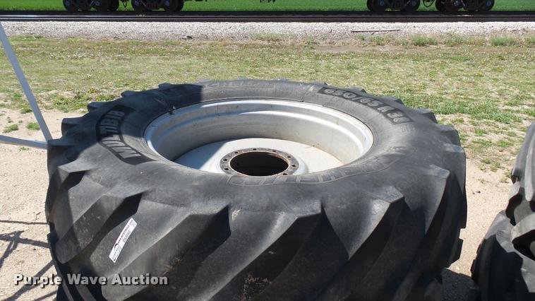 image for item DS9060 (4) Michelin 650/65R38 tires and wheels