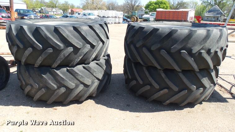 image for item DS9060 (4) Michelin 650/65R38 tires and wheels