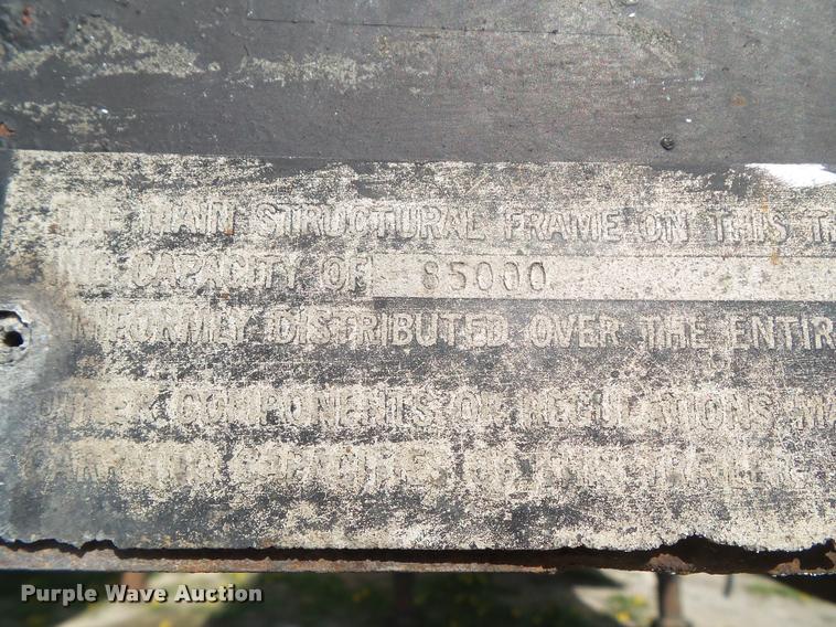 image for item CB9996 1997 Trailmobile F71T-5UAA flatbed trailer