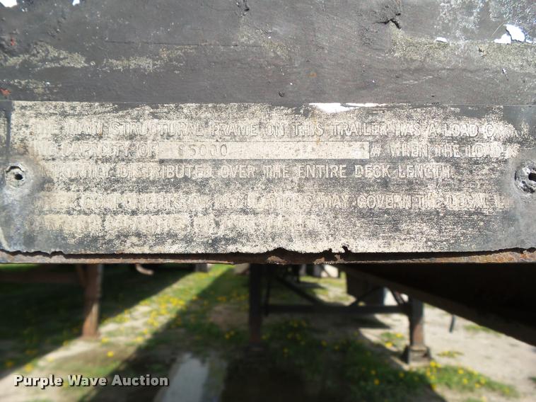 image for item CB9996 1997 Trailmobile F71T-5UAA flatbed trailer