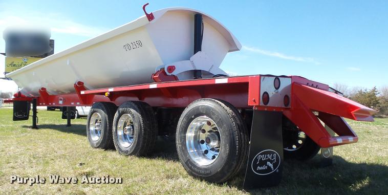 image for item DA0638 2017 Puma TD2350 side dump trailer