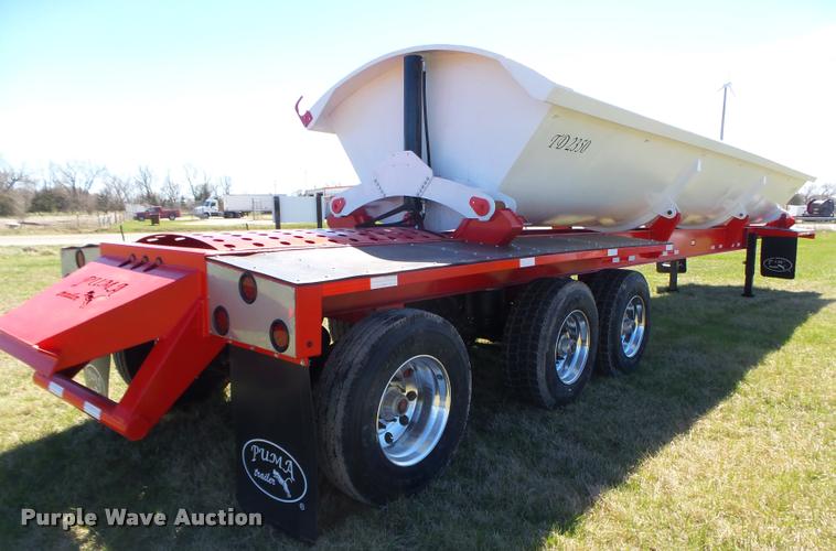 image for item DA0638 2017 Puma TD2350 side dump trailer