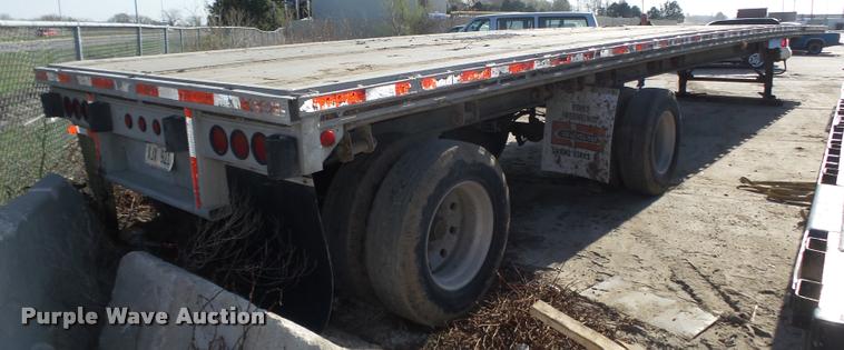 image for item DA0645 1988 East Hi-Boy flatbed trailer