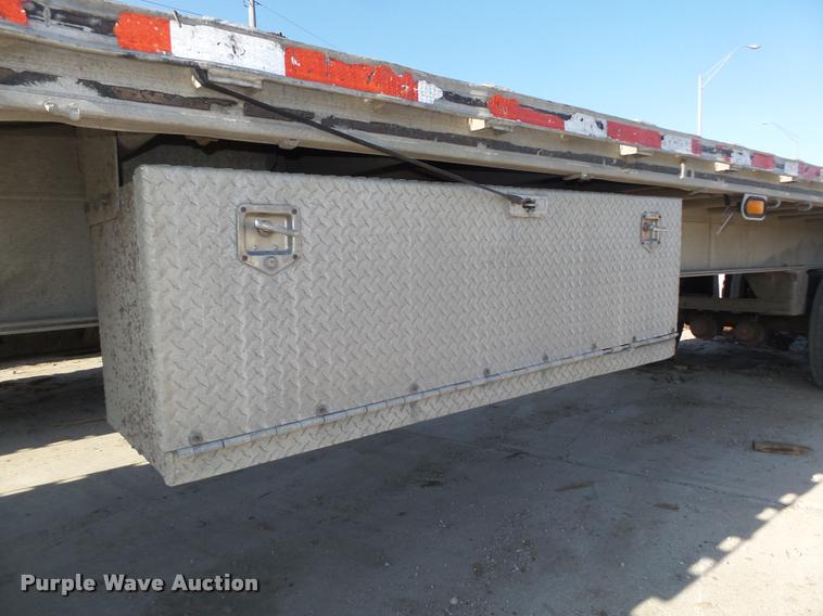 image for item DA0645 1988 East Hi-Boy flatbed trailer