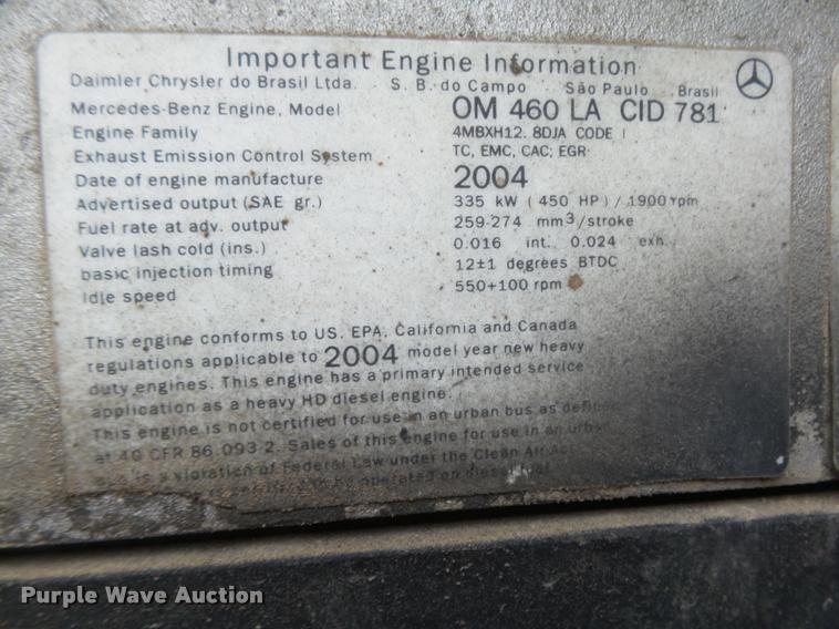 image for item DA0670 2005 Freightliner Columbia CL120 semi truck