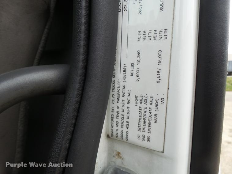 image for item DA3466 2005 Volvo VNL semi truck